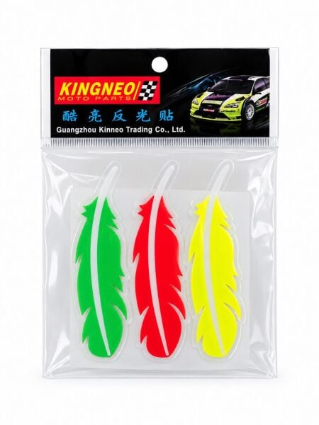 Motosiklet Mix 3D Sticker Etiket Seti Fosforlu Folyo Karışık M12