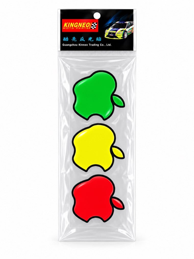 Motosiklet Mix 3D Sticker Etiket Seti Fosforlu Folyo Karışık M4