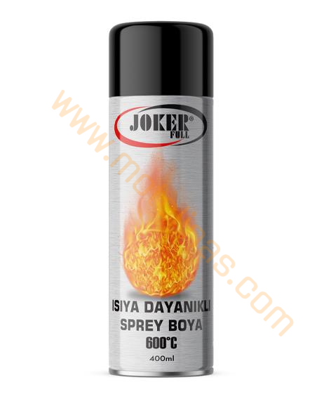 ISIYA DAYANIKLI SPREY BOYA 600 C°METALİK GRİ 400 ML EGSOZ BOYASI