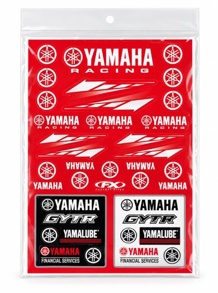 Yamaha Motosiklet Sticker Etiket Seti A4 Orj. Tasarım İthal