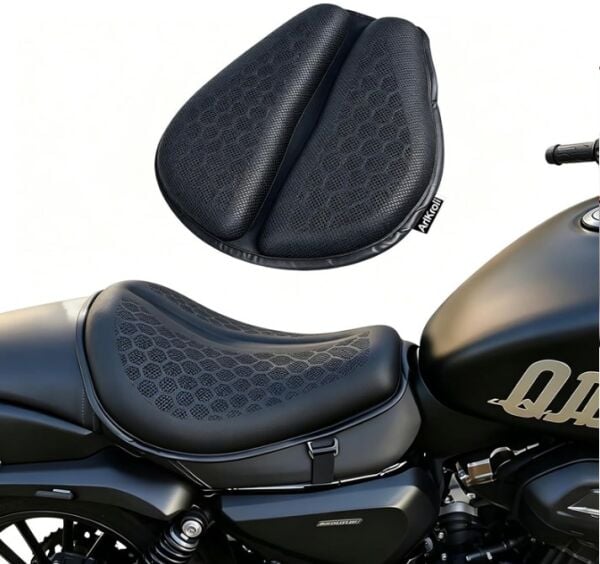 Motosiklet Sele Minderi 3D Jel Petek Şok Emici Konfor Pedi Universal