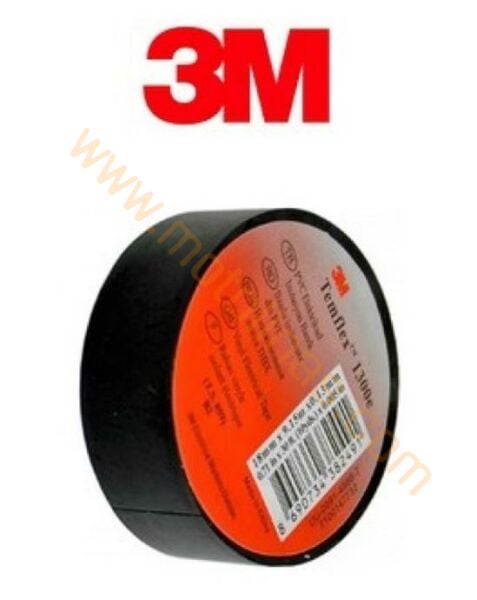 3M Elektrik Bandı Temflex 1300 E Siyah (10 adet )