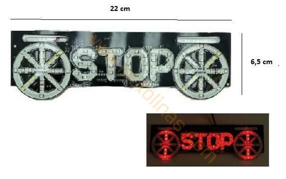 MOTOSİKLET AKSESUAR LED STOP VE 4 FARKLI MOD MOTOSİKLET EBİKE STOP