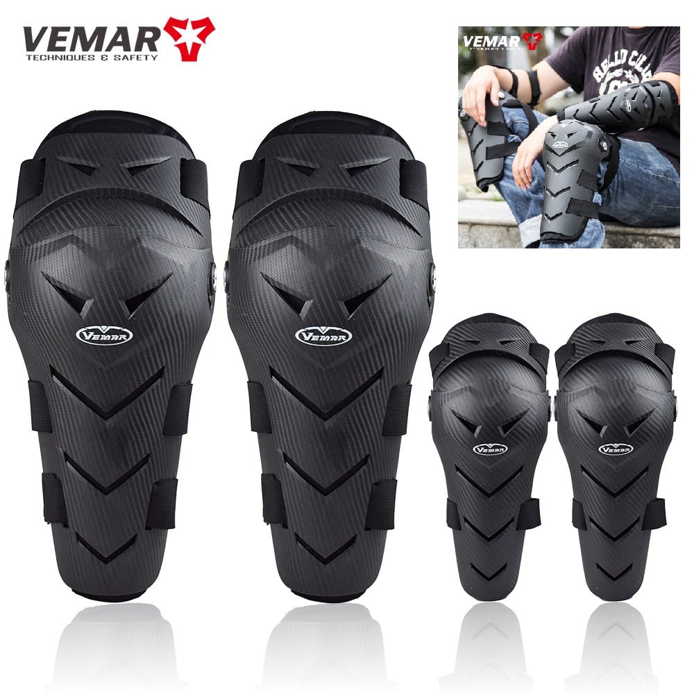 Vemar Mafsallı Motosiklet Dizlik Dirseklik Koruma Seti Çantalı