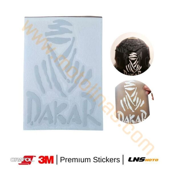Motisiklet Korkutucu Yüz Reflektörlü etiket 3M Yapışma Sticker, Far, Kask, Çanta Reflektörlü Sticker
