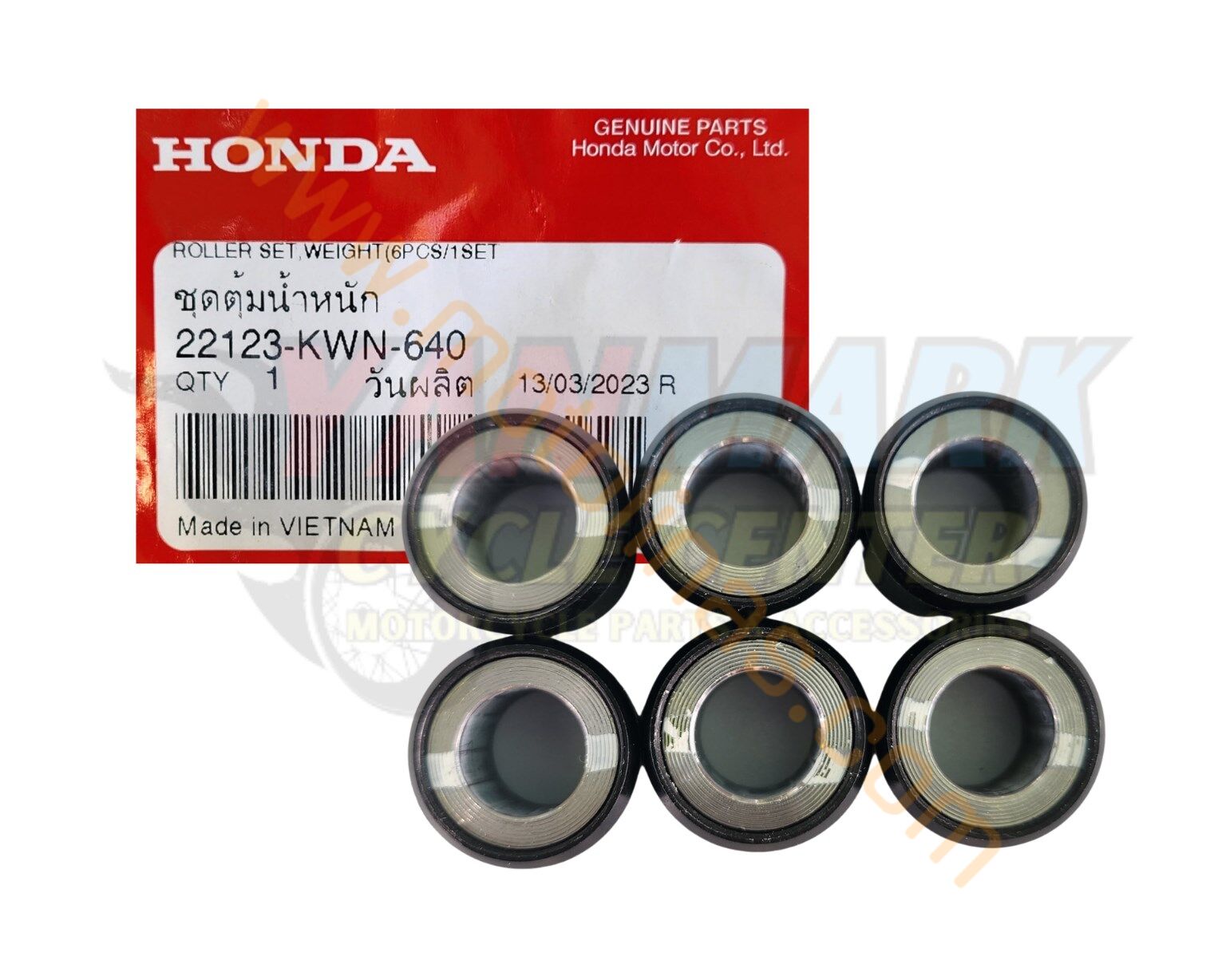AĞIRLIK SETİ 6 lı [ORJİNAL] 22123-KWN-640 - HONDA PCX125