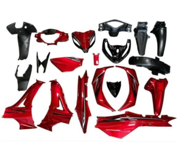 RKS Sniper Kırmızı Kaporta Seti Komple Full Set OEM Uyumlu Dış Aksam