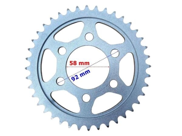 RKS SRK125R Arka Dişli 43T OEM Uyumlu Zincir Aktarma Dişlisi