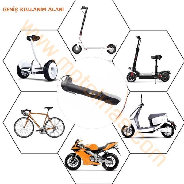GIYO BİSİKLET E-SCOOTER POMPA GP-04S TOP İĞNESİ HEDİYELİ