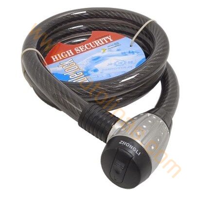 Zhongli Halat Kilit 25x200 cm Işıklı Anahtar – Motosiklet Bisiklet