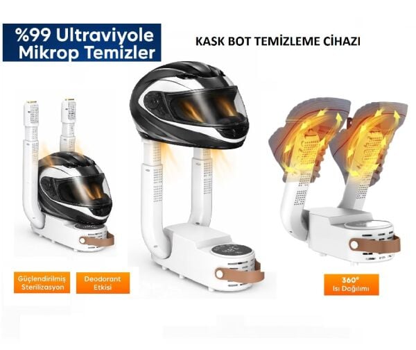 PROFESONEL KASK-MOTOSİKLET BOTU KURUTMA VE DEZENFEKSİYON CİHAZI