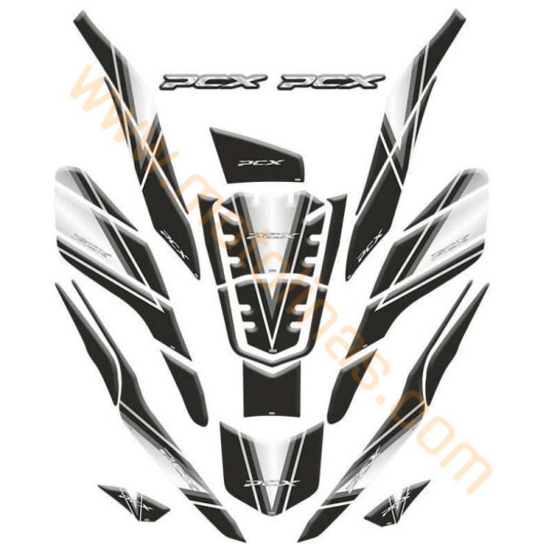 HONDA PCX 2021-2024 TANK PAD NO4 FULL SET 29 PARÇA