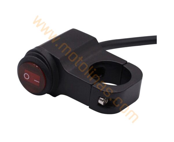 Motosiklet Sis Farı Tekli Körüklü Metal Aç Kapa Düğmesi, su geçirmez,sis farı düğmesi
