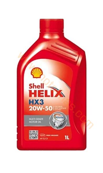 Shell Adcence Ax3 20W50 4T Motosiklet Mineral Yağ 1 Litre