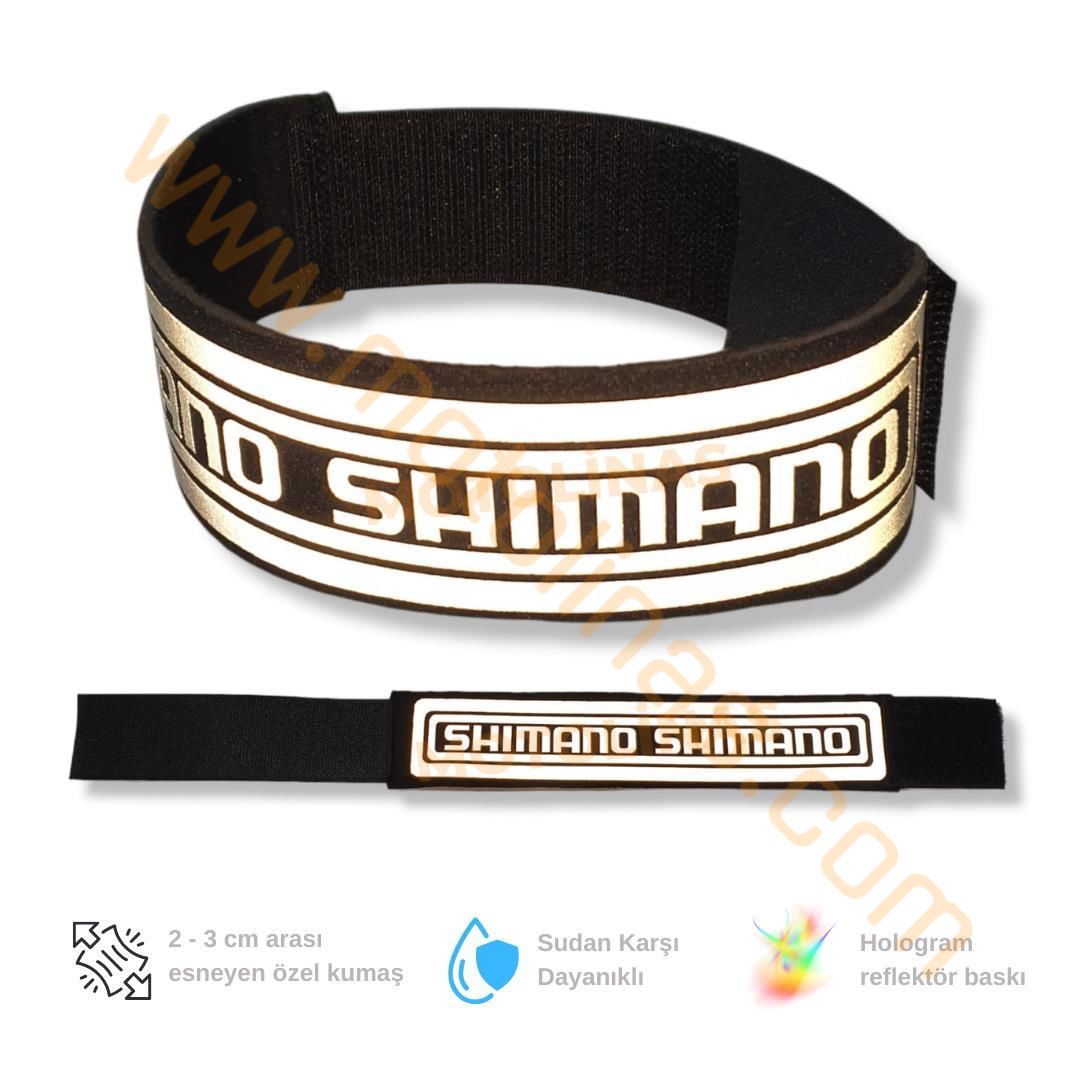 BİSİKLET SHIMANO BİLEK VE KADRO BANDI GRİ HOLOGRAM ÖZEL REFLEKTÖR