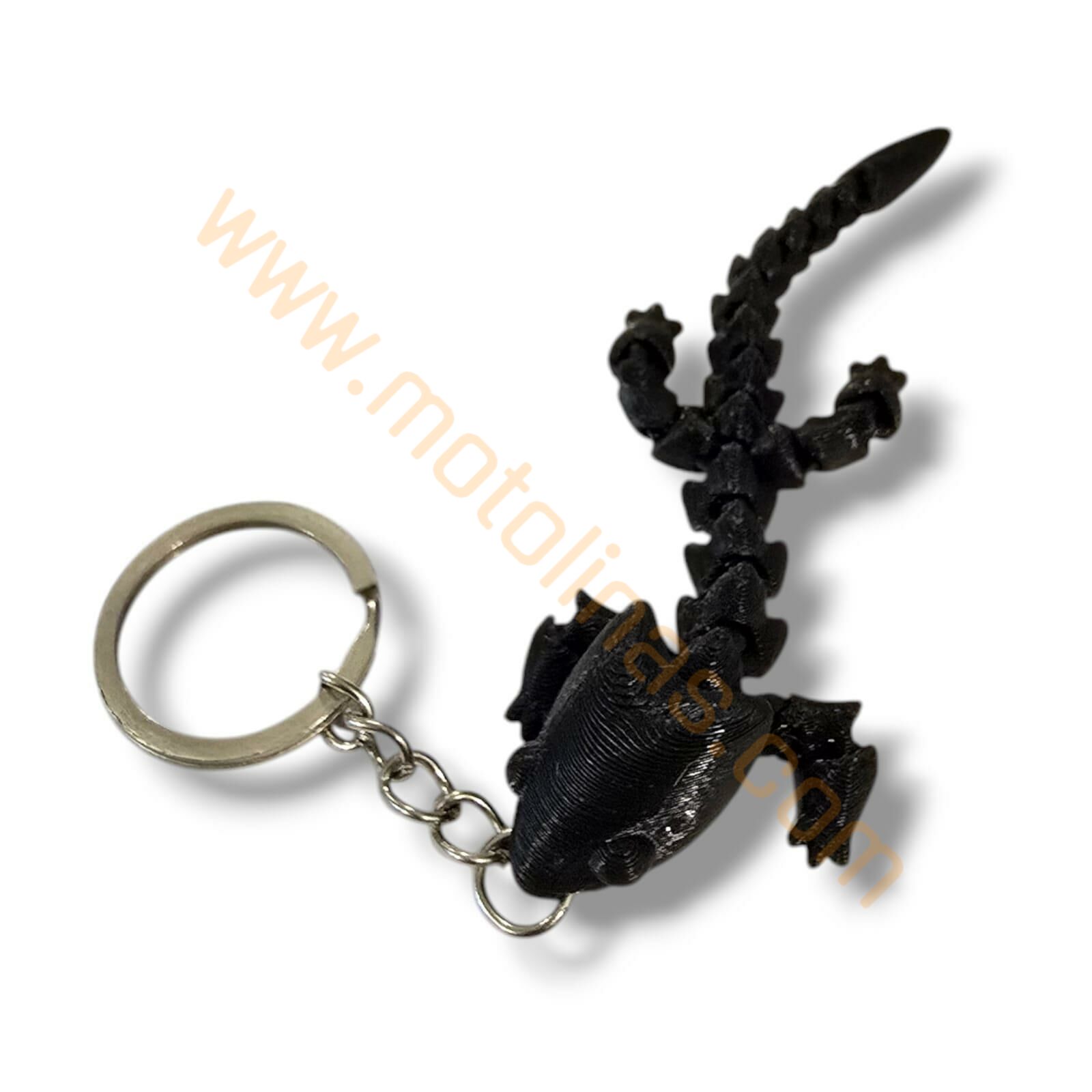 MOTOSİKLET UYUMLU ANAHTARLIK MASKOT HAREKETLİ GÖVDE [EJDER] KIRMIZI - MUHTELİF