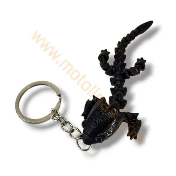 MOTOSİKLET UYUMLU ANAHTARLIK MASKOT HAREKETLİ GÖVDE [EJDER] KIRMIZI - MUHTELİF