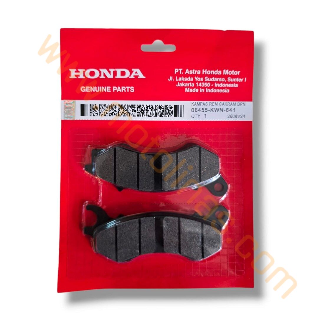 ÖN DİSK BALATA [ORJİNAL] - HONDA PCX125-150 ( 2011-2017 )