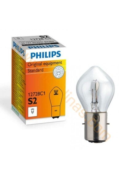 PHİLİPS 12V 35/35 ÖN FAR AMPÜL MOTOSİKLET BOSCH TİPİ SARI