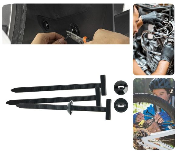 Yeni Nesil Gizli Kaporta Klipsi 100 Adet/ Universal Cırt Kelepçe 9,5cm - Paket Fiyat