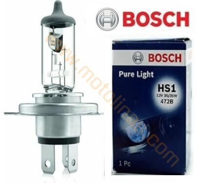MOTOSİKLET FAR AMPÜLÜ 12V 35/35 - H4 MODEL BOSCH MARKA ORJİNAL