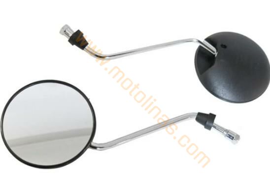 AYNA TAKIMI 10mm YUVARLAK SİYAH - UNİVERSAL
