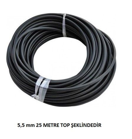 Motosiklet Debriyaj, Fren Dış Halat 5.5mm [özel Yapım] 25 Metre Top -