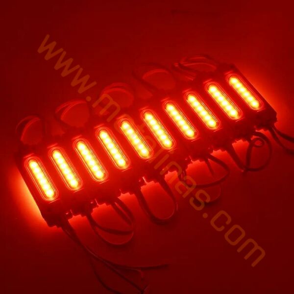 MOTOSİKLET PARMAK LAMBA MODÜL LED KIRMIZI COB LED 10 LU PAKET FİYAT