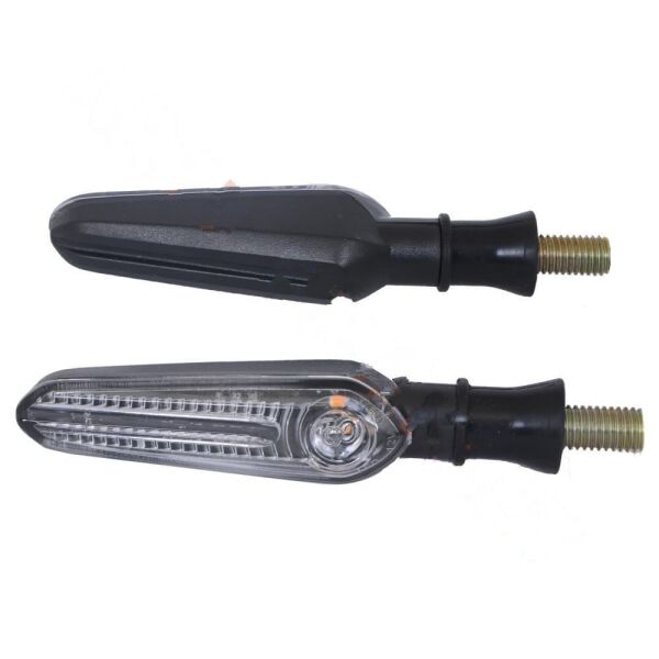 MOTOSİKLET LED SİNYAL SARI IŞIK - KAYAN LED TAKIM OPTİK CAMLI KIRILMAZ