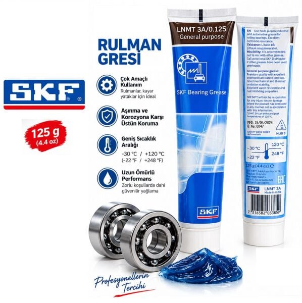 Rulman Özel Tüp Gress [skf] 125 Ml - Motosiklet