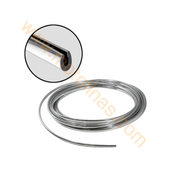 Geçmeli Kapı Koruyucu Çıta Krom (Nikelaj) 15 Metre – Universal 6 mm