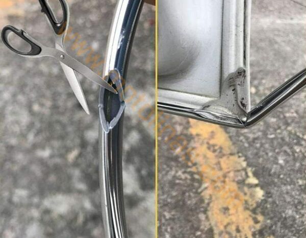 Geçmeli Kapı Koruyucu Çıta Krom (Nikelaj) 15 Metre – Universal 6 mm