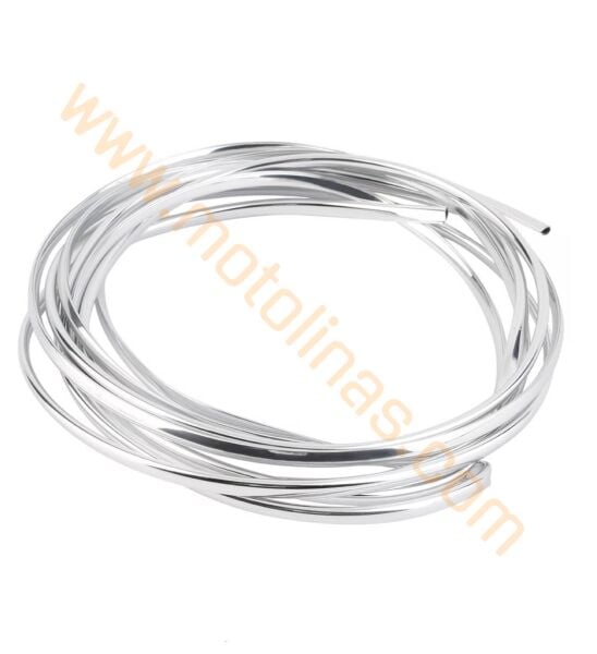 Geçmeli Kapı Koruyucu Çıta Krom (Nikelaj) 15 Metre – Universal 6 mm