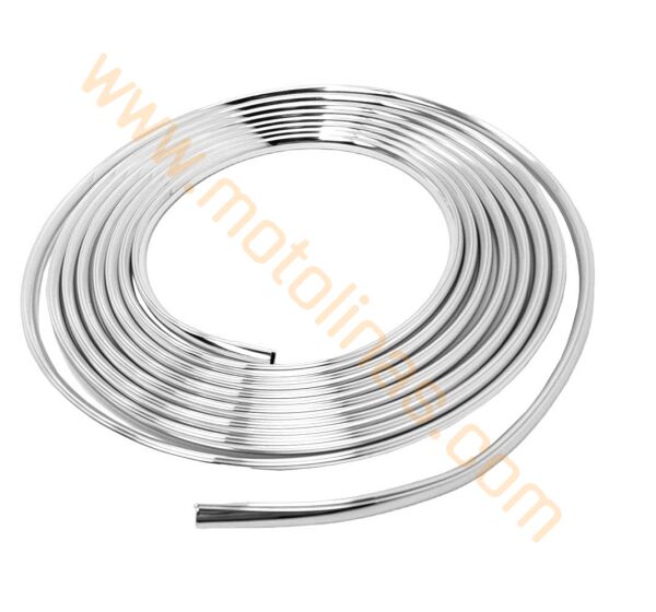 Geçmeli Kapı Koruyucu Çıta Krom (Nikelaj) 15 Metre – Universal 6 mm