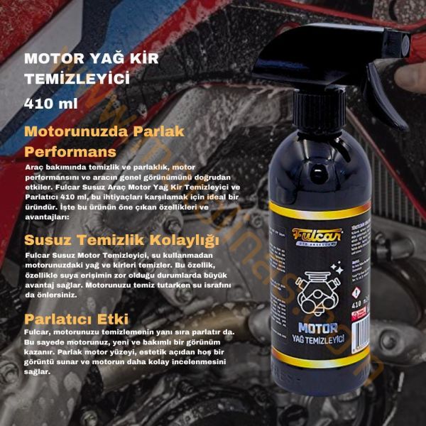 MOTOSİKLET SERAMİK ETKİLİ HIZLI CİLA MOTOSİKLET  WAX SPREYİ 410ml ÖZEL FORMÜL - UNİVERSAL