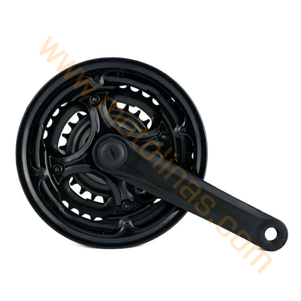 BİSİKLET AYNAKOL MTB, 42x34x24T, 170mm, SİYAH