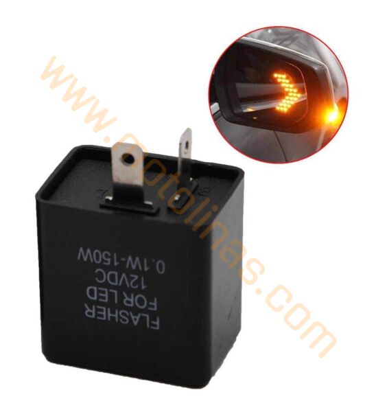 Motosiklet Sinyal Flaşörü 12 Volt Kaplosuz Sessiz Model