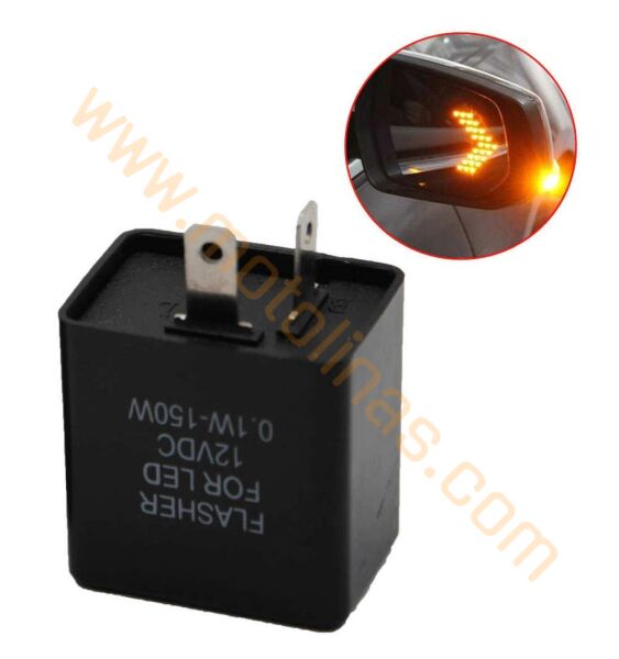Motosiklet Sinyal Flaşörü 12 Volt Kaplosuz Sessiz Model
