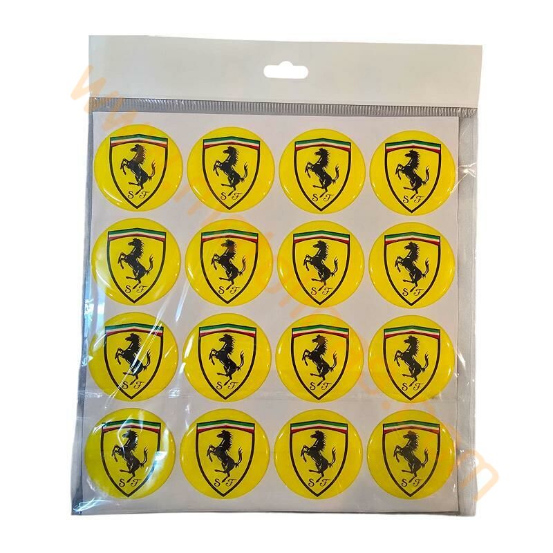 DAMLA ETİKET 5x5cm [16 ADET FİYATI] SARI/SARI FERRARİ TOPTAN FİYAT