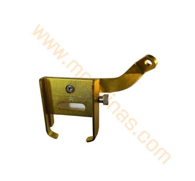 MOTOSİKLET TELEFON TUTUCU AYARLANABİLİR ALUMİNYUM GOLD- UNİVERSAL