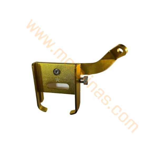 MOTOSİKLET TELEFON TUTUCU AYARLANABİLİR ALUMİNYUM GOLD- UNİVERSAL