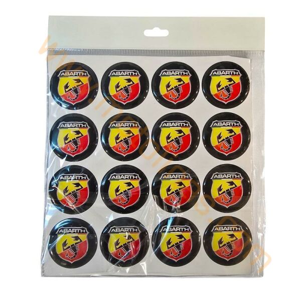 DAMLA ETİKET 5x5cm [16 ADET FİYATI] ABARTH TOPTAN FİYAT
