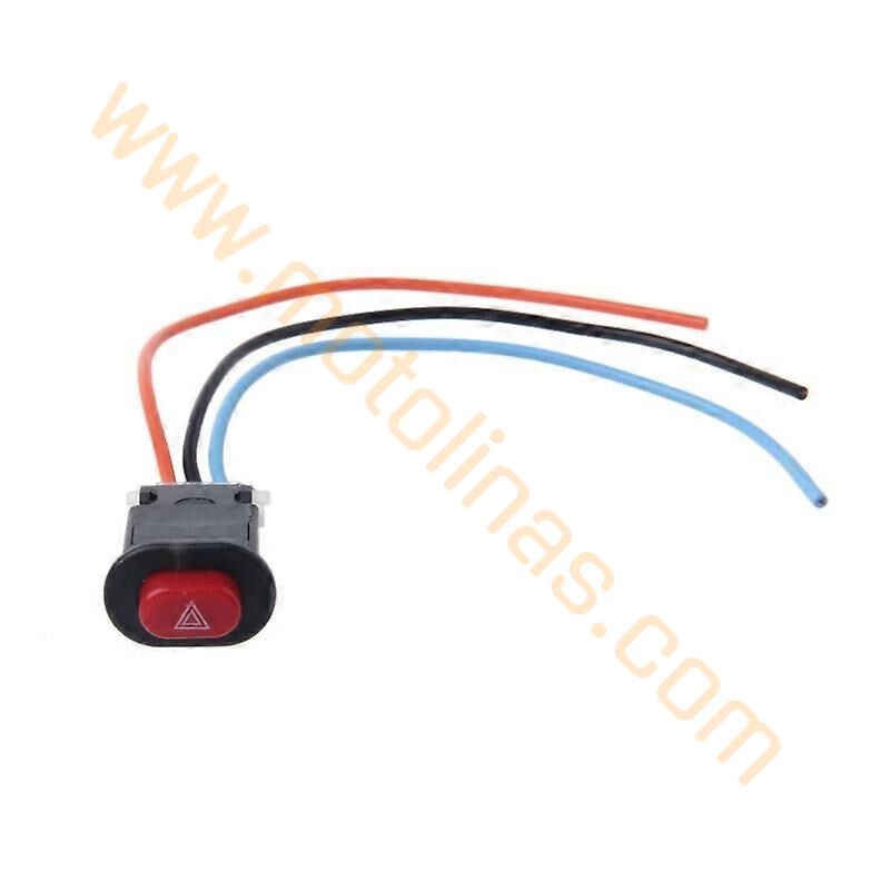 Motosiklet Dörtlü Düğmesi Kaplolu Universal