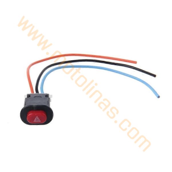 Motosiklet Dörtlü Düğmesi Kaplolu Universal