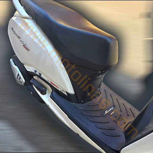 Tvs Jupiter Paspas 2023-2024 , Jüpiter125 Ayak Basamak Paspas Siyah Logo Tvs Jüpiter125