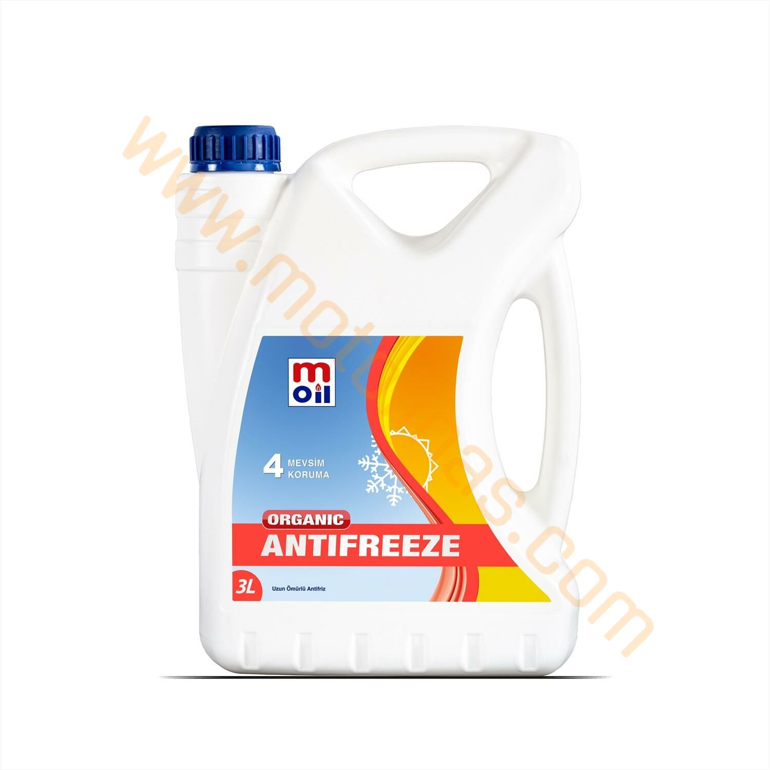 MOTOSİKLET OTOMOBİL ORGANİK KIRMIZI ANTİFRİZ 3 LİTRE (-37 KADAR )