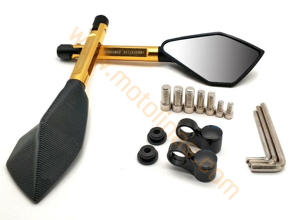 MOTOSİKLET RİZOMA AYNA TAKIMI GOLD, CNS MOTOSİKLET İTHAL AYNA