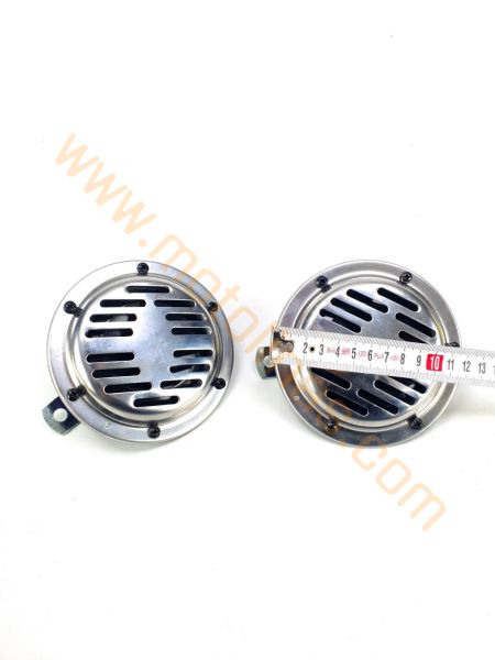 Hella Korna Çiftli 12 Volt Nikel Korna Süper TON BÜYÜK BOY 13 CM