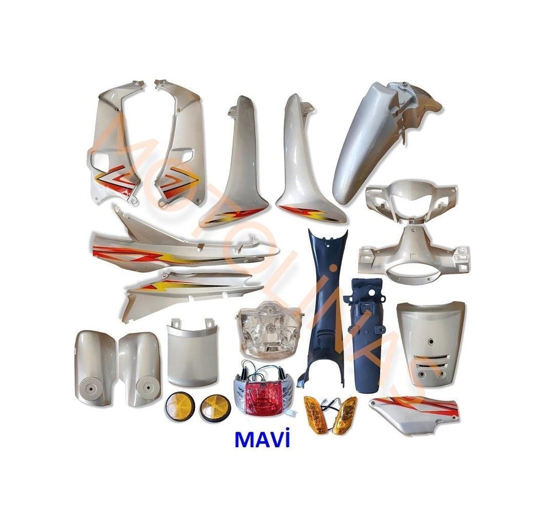 Mondial KH100 Cup Kaporta Grenaj Seti Mavi Far Stop Dahil İthal