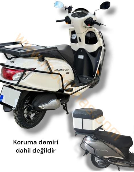 TVS JUPİTER 125 KURYE PAKET ÇANTA DEMİRİ RAYLI MODEL, ÜSTÜN KALİTE